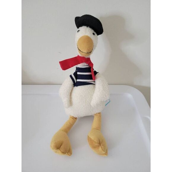 RARE! Jellycat Gaston Duck (retired in 2019) NWT - Picture 1 of 9